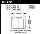 Hawk HPS Street Brake Pads-1