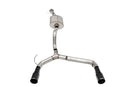Corsa 21-25 Ford Bronco 2.7L 2-Door 2.75in Cat-Back Dual Rear Exhaust w/ 4in Straight-Cut Black Tips-1