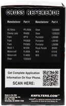 K&N Oil Filter for Ford/Lincoln/Mercury/Mazda/Chrysler/Dodge/Jeep/Jaguar 3in OD x 5.063in H-5