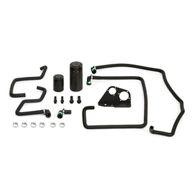 Mishimoto 15-16 Ford F-150 EcoBoost 3.5L Baffled Oil Catch Can Kit - Black - 0