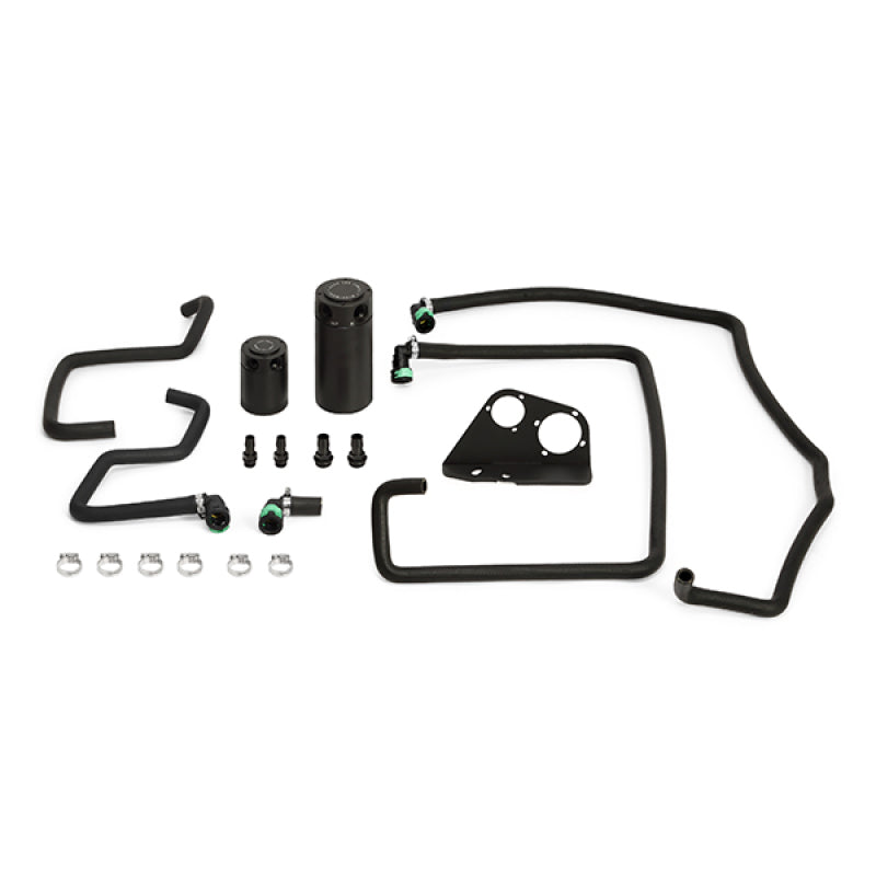 Mishimoto 15-16 Ford F-150 EcoBoost 3.5L Baffled Oil Catch Can Kit - Black - 0