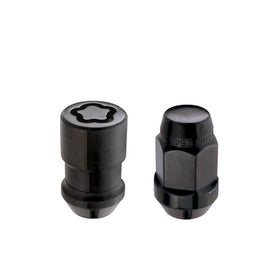 McGard Jeep Wrangler Install Kit (Cone Seat Bulge) 1/2-20 / 3/4 Hex / (18 Lug Nuts / 5 Locks) - Blk - 0