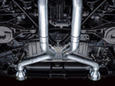 AWE Tuning 2023 Nissan Z RZ34 RWD Track Edition Cat-Back Exhaust System w/ Chrome Silver Tips-3