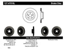 StopTech 02-10 Subaru WRX Slotted & Drilled Left Front Rotor (exc. STi)-2