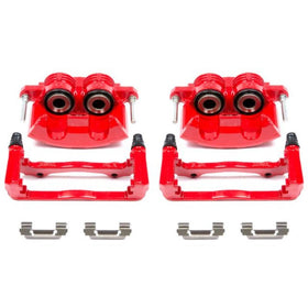 Power Stop 98-02 Chevrolet Camaro Front Red Calipers w/Brackets - Pair