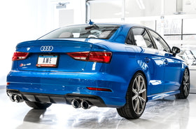 AWE Tuning Audi 8V S3 Track Edition Exhaust w/Chrome Silver Tips 102mm - 0