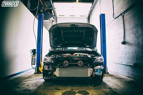 Turbo XS FMIC 2015-2017 Subaru STi - Wrinkle Black Pipes - 0