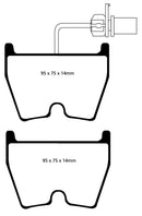 EBC 06-09 Audi RS4 4.2 (Cast Iron Rotors) Yellowstuff Front Brake Pads-3