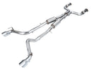 AWE Tuning 2023 Nissan Z RZ34 RWD Track Edition Cat-Back Exhaust System w/ Chrome Silver Tips-1