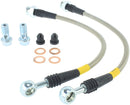 StopTech 02-06 Avalanche 1500 / 00-06 Yukon Denali 2WD Stainless Steel Rear Brake Lines-1
