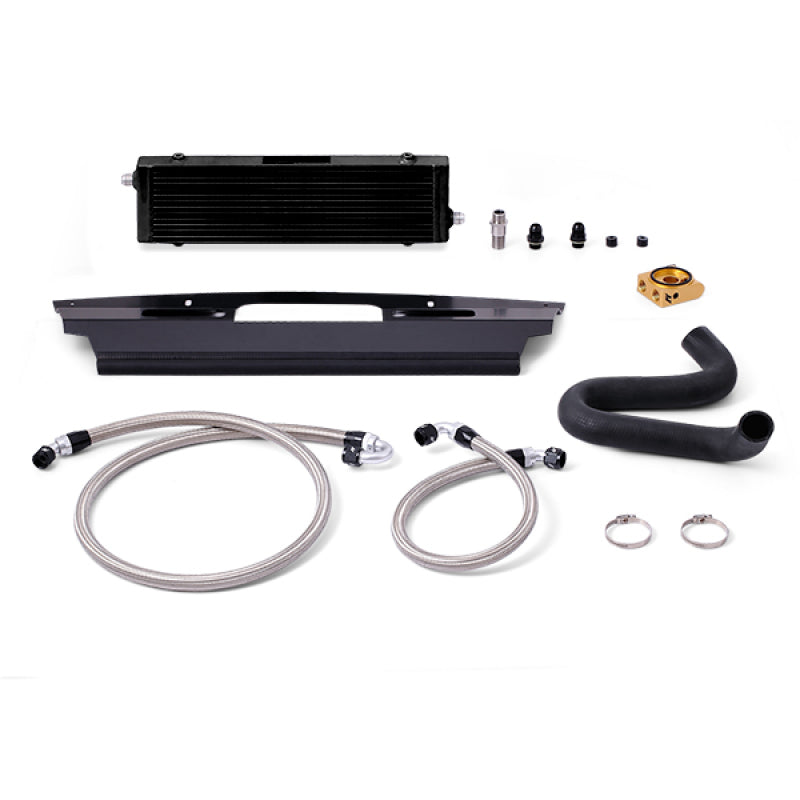 Mishimoto 2015+ Ford Mustang GT Thermostatic Oil Cooler Kit - Black - 0