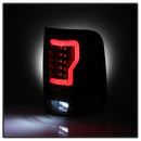 Spyder 04-08 Ford F-150 Projector Tail Lights - Light Bar DRL LED - Black ALT-YD-FF15004V2-LBLED-BK-5