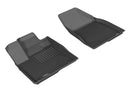 3D MAXpider 2014-2019 Toyota Highlander Kagu 1st Row Floormat - Black-1