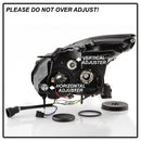 Spyder Nissan GTR R35 09-14 - Projector Headlights - DRL LED - Black-3