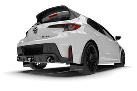 Rally Armor 23-26 Toyota GR Corolla Black UR Mud Flap w/White Logo - 0