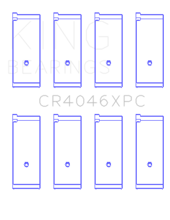 King Honda B20B4/B20Z2/D16 Series/ZC 16V pMaxKote Performance Rod Bearing Set - Size STD