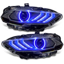 Oracle Lighting 18-23 Ford Mustang Dynamic ColorSHIFT LED Headlights - Black Series-27