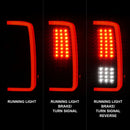 ANZO 2007-2013 Chevrolet Silverado1500/ 2500/ 3500 LED Tail Lights w/ Light Bar Black Housing Smoke-5