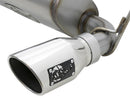 aFe Rebel Series 2.5in 409 SS Cat-Back Exhaust w/ Polished Tips 07+ Jeep Wrangler (JK) V6 3.6L/3.8L-2