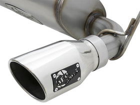 aFe Rebel Series 2.5in 409 SS Cat-Back Exhaust w/ Polished Tips 07+ Jeep Wrangler (JK) V6 3.6L/3.8L - 0