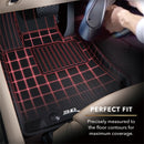 3D MAXpider 2015-2020 Ford F-150 Sprcrew Kagu 2nd Row Floormats - Black-2