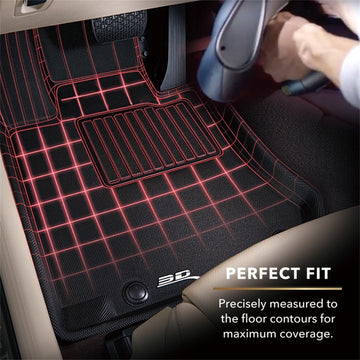 3D MAXpider 2014-2017 Chevrolet SS Kagu 1st Row Floormat - Black - 0