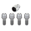 McGard Wheel Lock Bolt Set - 4pk. (Cone Seat) M12X1.25 / 17mm Hex / 22.0mm Shank Length - Chrome-6