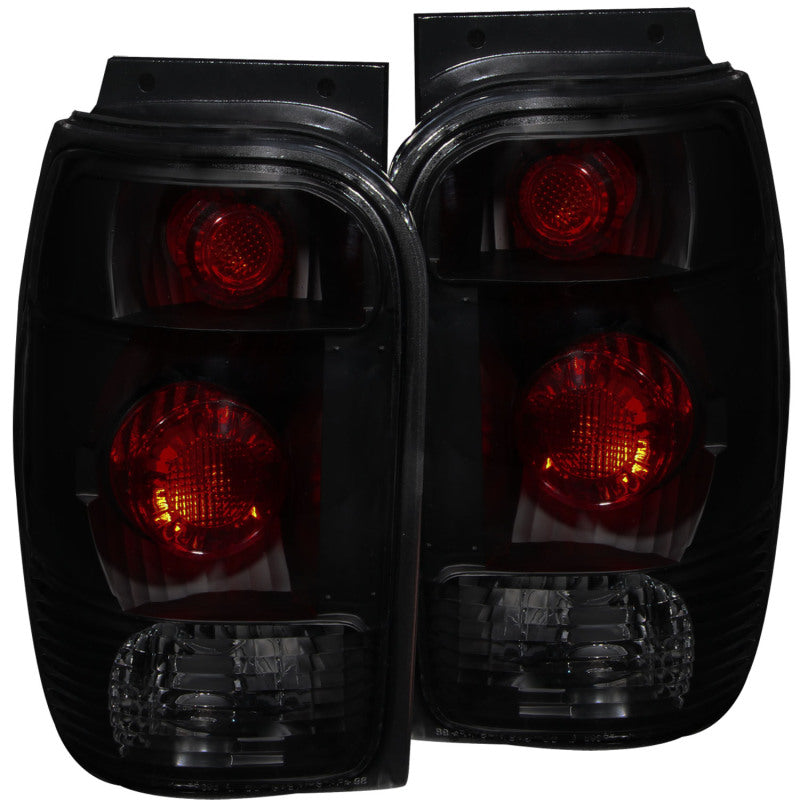 ANZO 1998-2001 Ford Explorer Taillights Dark Smoke - 0