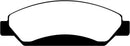 EBC 07 Cadillac Escalade 6.2 2WD Greenstuff Front Brake Pads-3