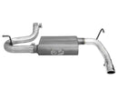 aFe Scorpion 2-1/2in Alum Steel Axle-Back Exhaust w/Polished Tip 07-18 Jeep Wrangler JK V6-3.6/3.8L-3