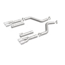 MagnaFlow Axle-Back, SS, 3in, Quad Split Rear 3.5 Tips 2015 Dodge Challenger incl SRT Hellcat-11