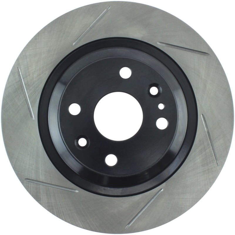 StopTech Power Slot 01-05 Mazda Miata Sport Suspension/Turbo SportStop Slotted Rear Right Rotor - 0