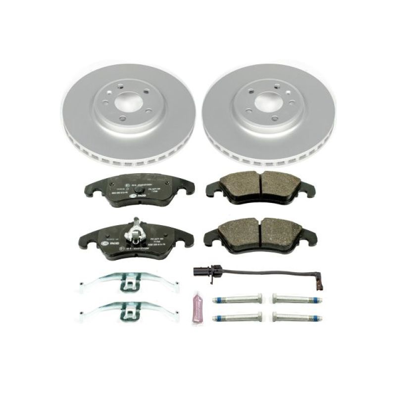 Power Stop 09-11 Audi A4 Front Euro-Stop Brake Kit - 0