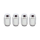 McGard Hex Lug Nut (Cone Seat) 1/2-20 / 13/16 Hex / 1.5in. Length (4-Pack) - Chrome-2