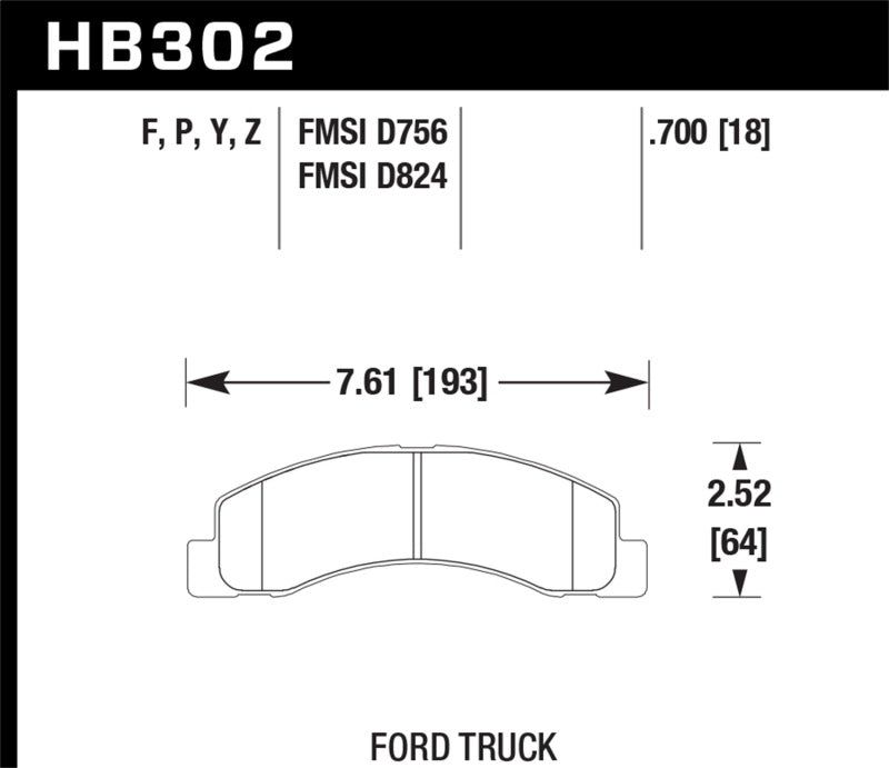 Hawk LTS Street Brake Pads - 0