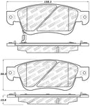 StopTech Performance 07-08 Infiniti G35 2WD Sedan / 08 Infiniti G37 Coupe Front Brake Pads-6