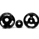 GFB 04-10 WRX/STI 3 Piece Under-Drive Pulley Kit w/ Belts (Crank Alternator & Power Steering)-6