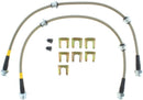 StopTech 2/89-96 Nissan 300ZX / 6/89-96 300ZX Turbo Stainless Steel Front Brake Lines-4
