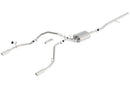 Borla 14 Silv/Sierra 1500 C/B Touring Exhaust /2.75in in Muffler 2.25inout 4inTIp SS Rear Exit-2