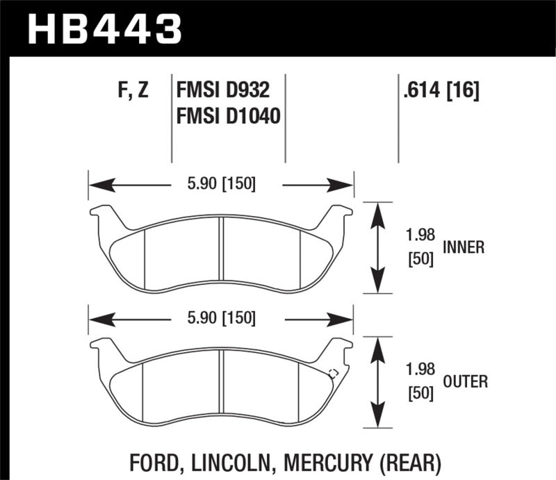 Hawk HPS Street Brake Pads - 0