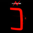 ANZO 2001-2011 Ford  Ranger LED Tail Lights w/ Light Bar Black Housing Clear Lens-4