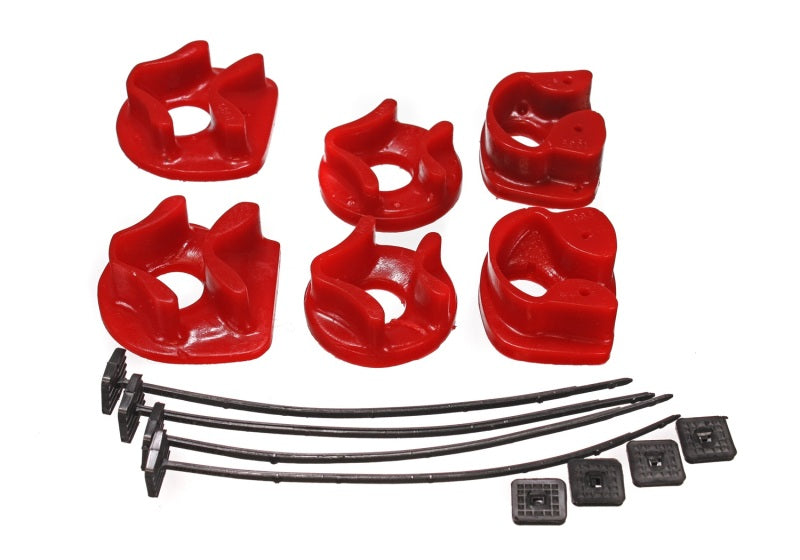 Energy Suspension 90-93 Acura Integra Red Motor Mount Inserts (2 Torque Mount Positions) - 0