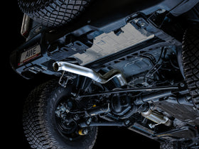 AWE Tuning 2021+ Ford Bronco 0FG Exhaust (No Tips) w/ Bash Guard - 0