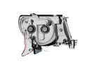 ANZO 2005-2011 Toyota Tacoma Projector Headlights w/ Halo Black-7