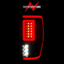 ANZO 19-22 Ford Ranger Full LED Taillights w/ Lightbar Sequential Signal Black Housing/Smoke Lens-5