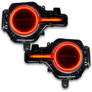 Oracle 21-22 Ford Bronco Headlight Halo Kit w/DRL Bar - Base Headlights ColorSHIFT -w/RF Controller-6