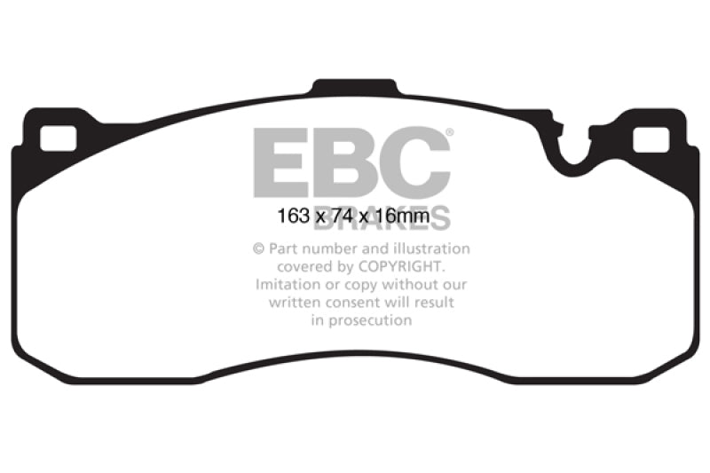 EBC 08-10 BMW 135 3.0 Twin Turbo Bluestuff Front Brake Pads - 0