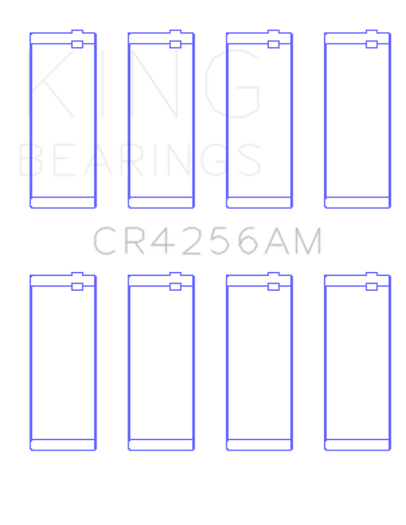 King Chrysler 148/148 Turbo DOHC 16V/Jeep 148 DOHC 16V Rod Bearing Set - Size +0.25mm