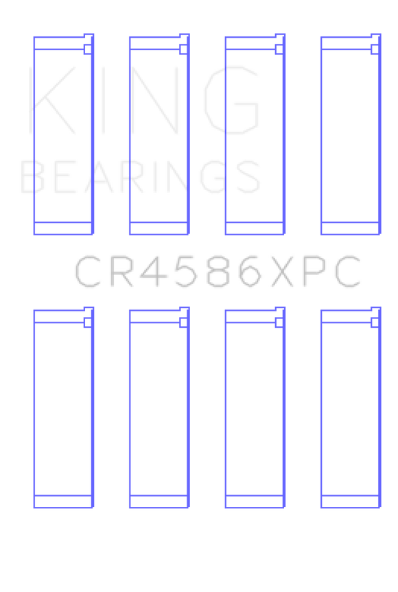 King Engine Bearings Mitsubishi 4B11T Performance Coated Rod Bearing Set - Size STDX