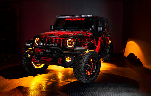 Oracle Jeep Wrangler JL/JT Sport High Performance W LED Fog Lights - ColorSHIFT w/o Controller